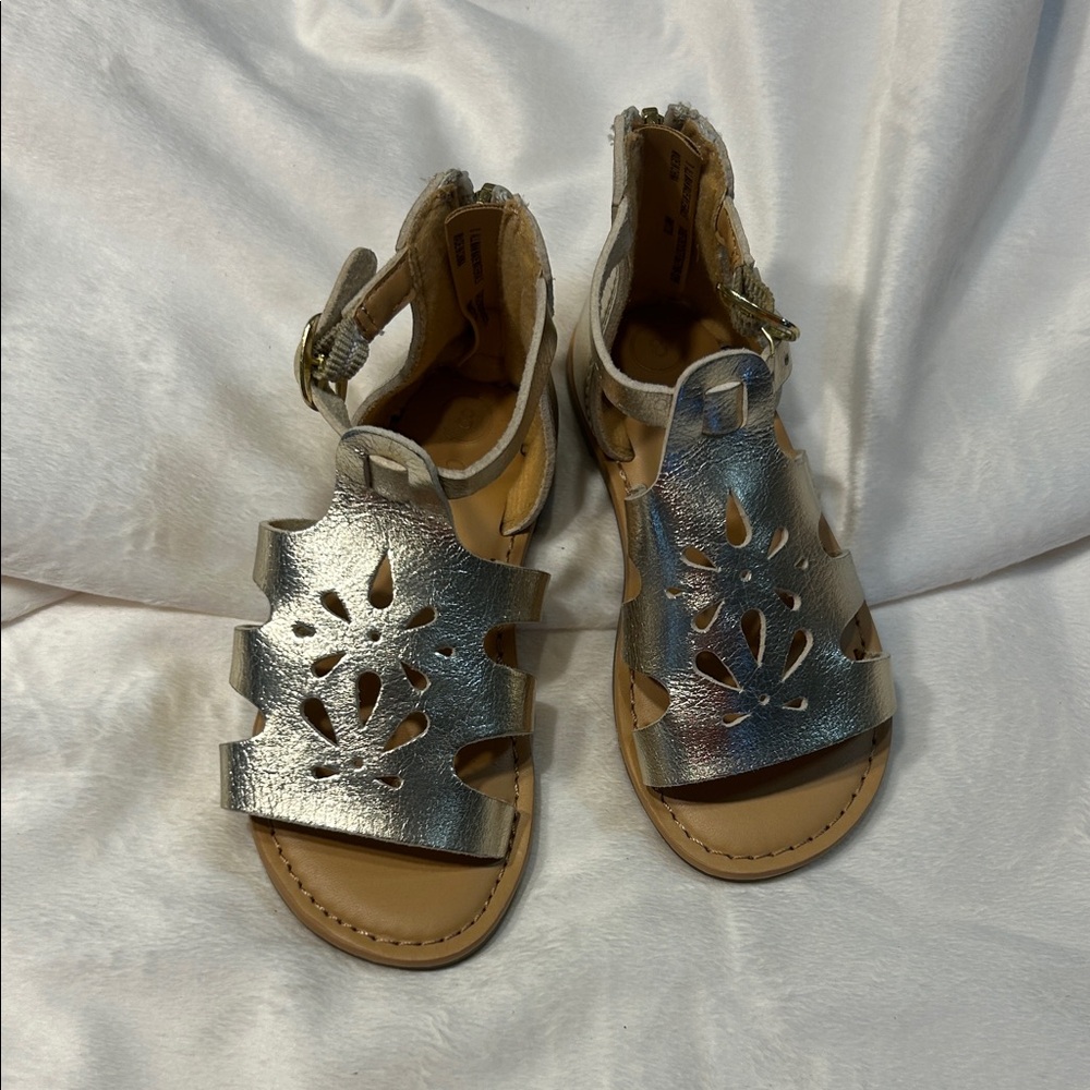Cat & Jack Gold Cutout Toddler Sandals